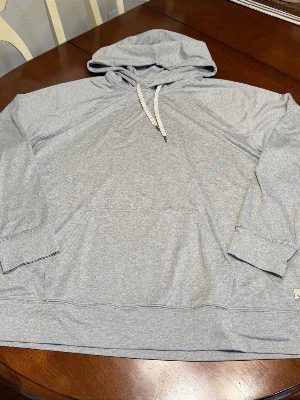 Vuori Halo Oversized Essential Hoodie Women's XL DreamKnit Heather Grey VW279
